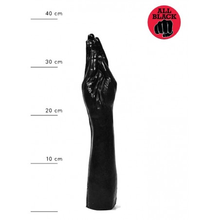 AllBlack-Gode Bras Fist noir 37 cm Ø 70 mm sophie libertine