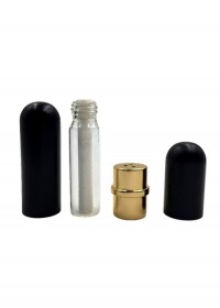 Inhalateur de poppers en aluminium noir-sophie libertine