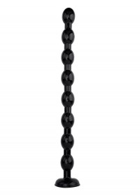 Perles anales L 50 cm  Ø 3.7 cm noir sophie libertine vannes