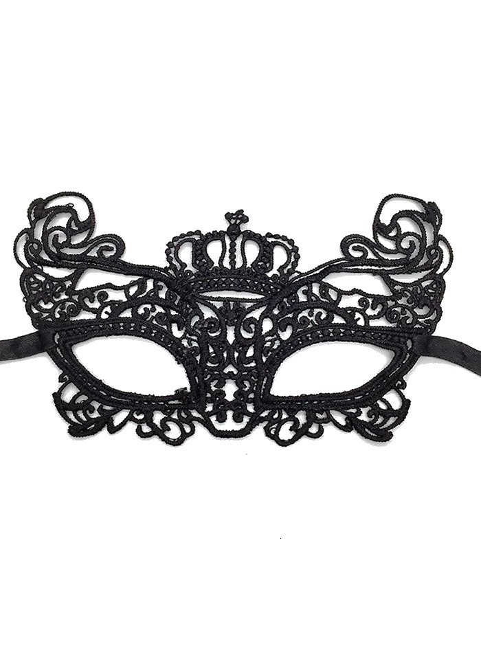 Masque en dentelle brodée...