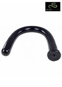 Analconda Gode anal percé Cobra Spitting noir L 88 cm diametre 5.5 cm-sophielibertine vannes