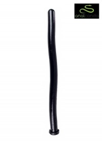 Analconda Gros gode anal percé Cobra Spitting noir L 88 cm diametre 5.5 cm-sophielibertine vannes