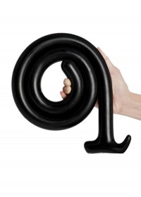 Gode anal Snake Anaconda noir L100 cm Ø3cm sophie libertine sexshop
