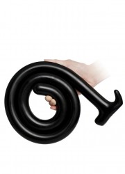 Gode anal Snake Anaconda noir L100 cm Ø3cm sophie libertine sexshop bretagne