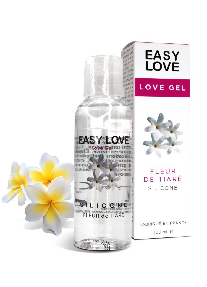 Lubrifiant huile massage  silicone parfumé monoï-fleur de tiaré Easy Love