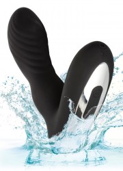 Stimulateur prostatique Vibrant Rechargeable Eclipse Roller Ball Probe noir waterproof