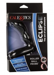 Stimulateur prostatique Vibrant Rechargeable Eclipse Roller Ball Probe noir boite