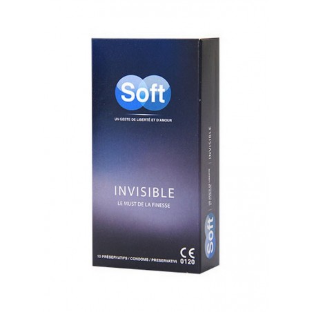 Préservatifs masculins soft avec réservoir en matière très fine pour plus de sensations