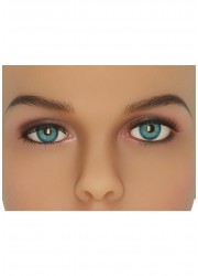Poupée sexuelle silicone Ultra Réaliste articulée Banger Babe Helen yeux