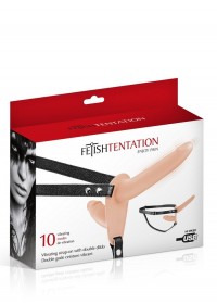 Gode ceinture femme Double vibrant rechargeable USB Fetish Tentation chair boite