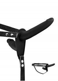 Gode ceinture femme double Fetish Tentation noir sophie libertine