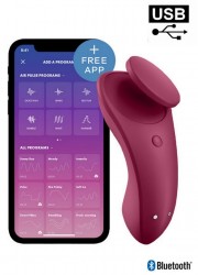 Satisfyer Secret Panty Stimulateur clitoris Vibrant Rechargeable-Connecté  sophielibertine