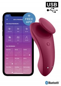 Satisfyer Secret Panty Stimulateur clitoris Vibrant Rechargeable-Connecté  sophielibertine