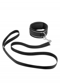 Menottes Collier et Barre de soumission Fetish Tentation laisse