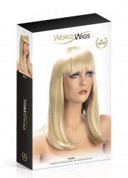 Perruque Emma coupe carré longs cheveux blond sophie libertine vannes