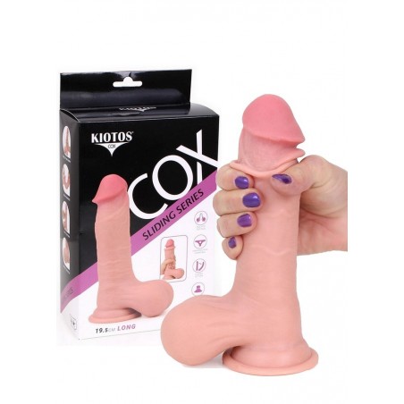 Gode ventouse réaliste Cox Sliding Skin 01  sophie libertine