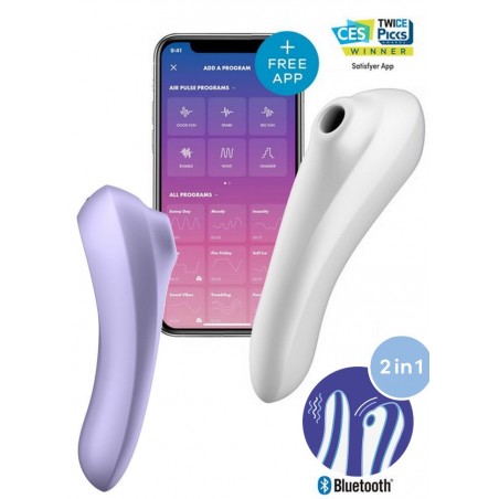 Stimulateur de clitoris qui vibre et aspire sur l’extérieur du vagin