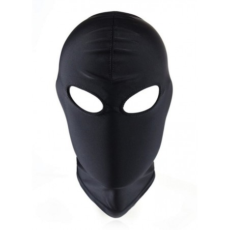 Cagoule spandex noir 2 trous yeux ouverts tete Homme sophielibertine