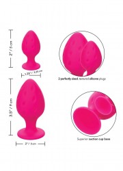 Coffret 2 plugs anal Cheeky Buttplug silicone detail