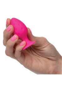 Coffret 2 plugs anal Cheeky Buttplug silicone rose taille S
