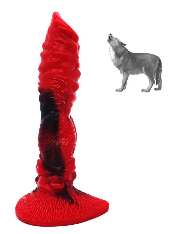 Gode Zoo loup silicone...