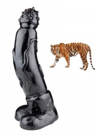 Gode zoo bite de Tigre vinyls noir L33 cm sophielibertine