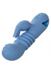 Santa Cruz Coaster bleu Vibromasseur Rechargeable Va et Vient - Clitoris sexshop vannes