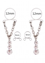 Bijoux de téton Breloque strass Cristal  sophielibertine  56-22-29-35