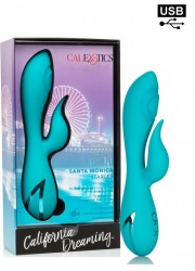 Vibromasseur Rechargeable Clitoris & pointG Santa Monica Starlet bleu