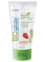 Bioglide Lubrifiant Comestible Eau Bio et Vegan 80 ml fraise