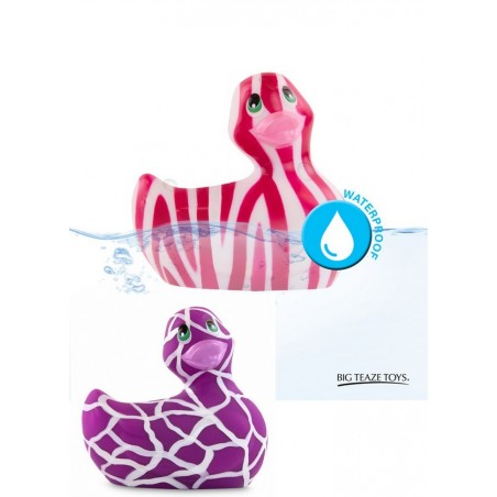 Canard vibrant mini duckie 2.0 Wild safari Violet ou rose