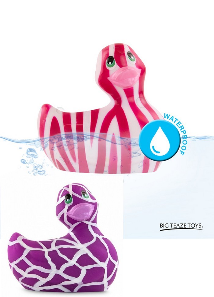 Canard vibrant mini duckie 2.0 Wild safari Violet ou rose
