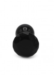 Plug verre Glass Plug Crystal Gem Black