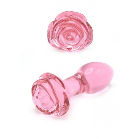 Plug anal verre Glass Plug Rose Pink