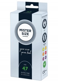 mini penis Preservatif MISTER SIZE 49mm Condoms 10pcs