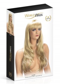 Perruque Diane longs cheveux blond boite