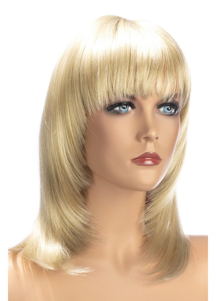 Perruque Salomé longs cheveux blond travesti