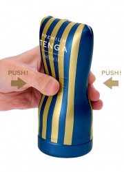 Tenga Premium Masturbateur homme Jetable Succion Soft Case Cup Bleu & Or