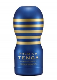 Tenga Premium Masturbateur homme Jetable Succion Original Vacuum Cup Bleu Or