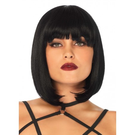Perruque coupe carré Crazy Horse noir