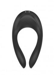 Sastifyer Cockring & Stimulateur vibrant Endless Joy rechargeable noir