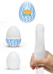 oeuf masturbateurTENGA - EGG WONDER WIND bleu