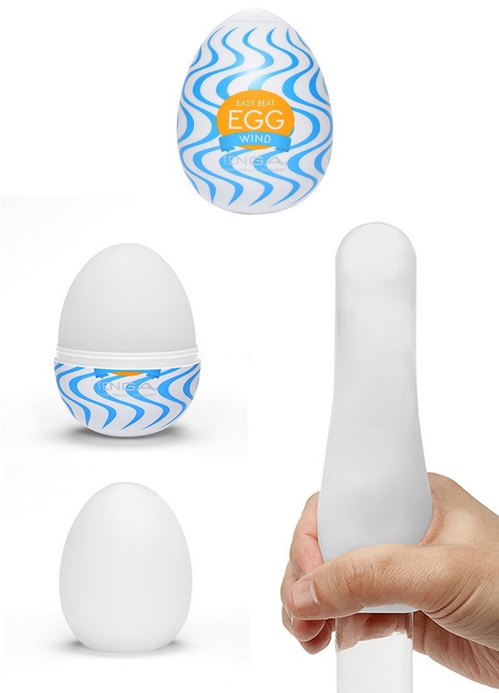 oeuf masturbateurTENGA - EGG WONDER WIND bleu