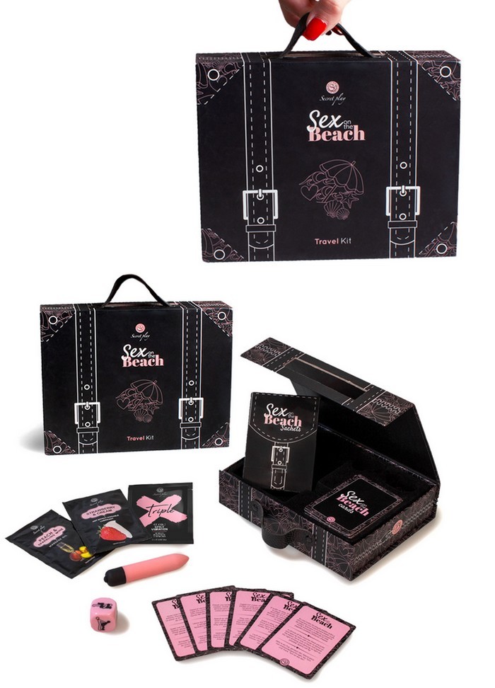 Coffret mallette jeu pour couple Sex On The Beach Travel Kit