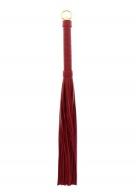 Taboom Martinet Large Whip Bordeaux & Or