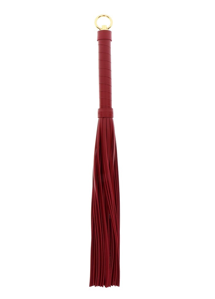 Taboom Martinet Large Whip Bordeaux & Or