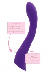 Vibromasseur pointG Rechargeable Dahlia G-Spot Vibrator violet fonction