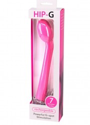 Vibromasseur Point G Rechargeable Hip-G Vibrator rose boite