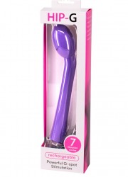Vibromasseur Point G Rechargeable Hip-G Vibrator violet boite