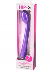 Vibromasseur Point G Rechargeable Hip-G Vibrator violet boite